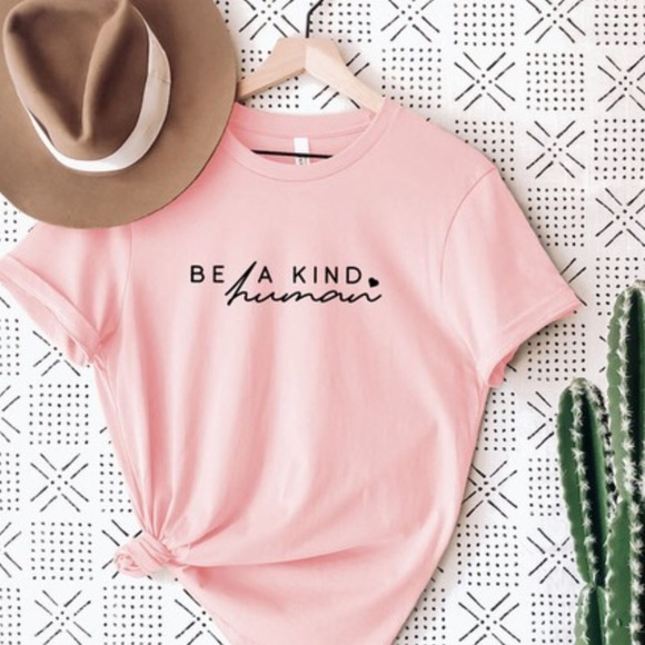 NEW be a kind human graphic tee S-5X - Picture 2 of 3